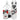RDX F10 White 5ft UnFilled Punch Bag with Bag Gloves