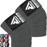 RDX K1 Elasticated Knee Compression Bandage Wraps#color_grey