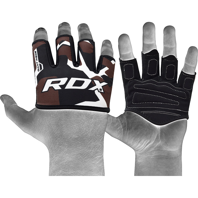 RDX 4 Camo Weight Lifting Grip#color_brown