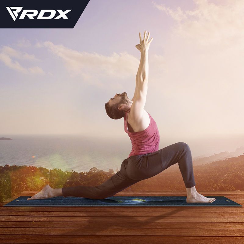 RDX D9 4-in-1 Iris 6mm PVC Yoga Mat Space Medallion Set
