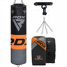 RDX F12 Punch Bag with Gloves & Ceiling Hook-Filled-4 ft